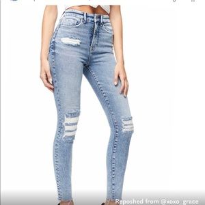 Good American Good Curve High Rise Ankle Jean